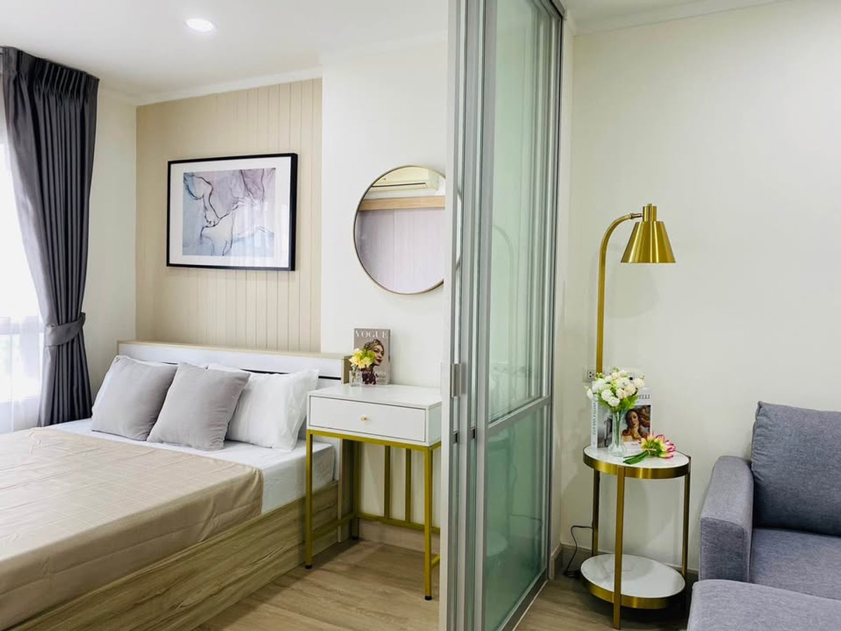 For SaleCondoBangna, Bearing, Lasalle : K-6658 BRST DEAL 🔥🔥 Best price in the project, newly decorated, ready to move in, LPN Mega Bangna, building in front, near 7-11 and entrance and exit.