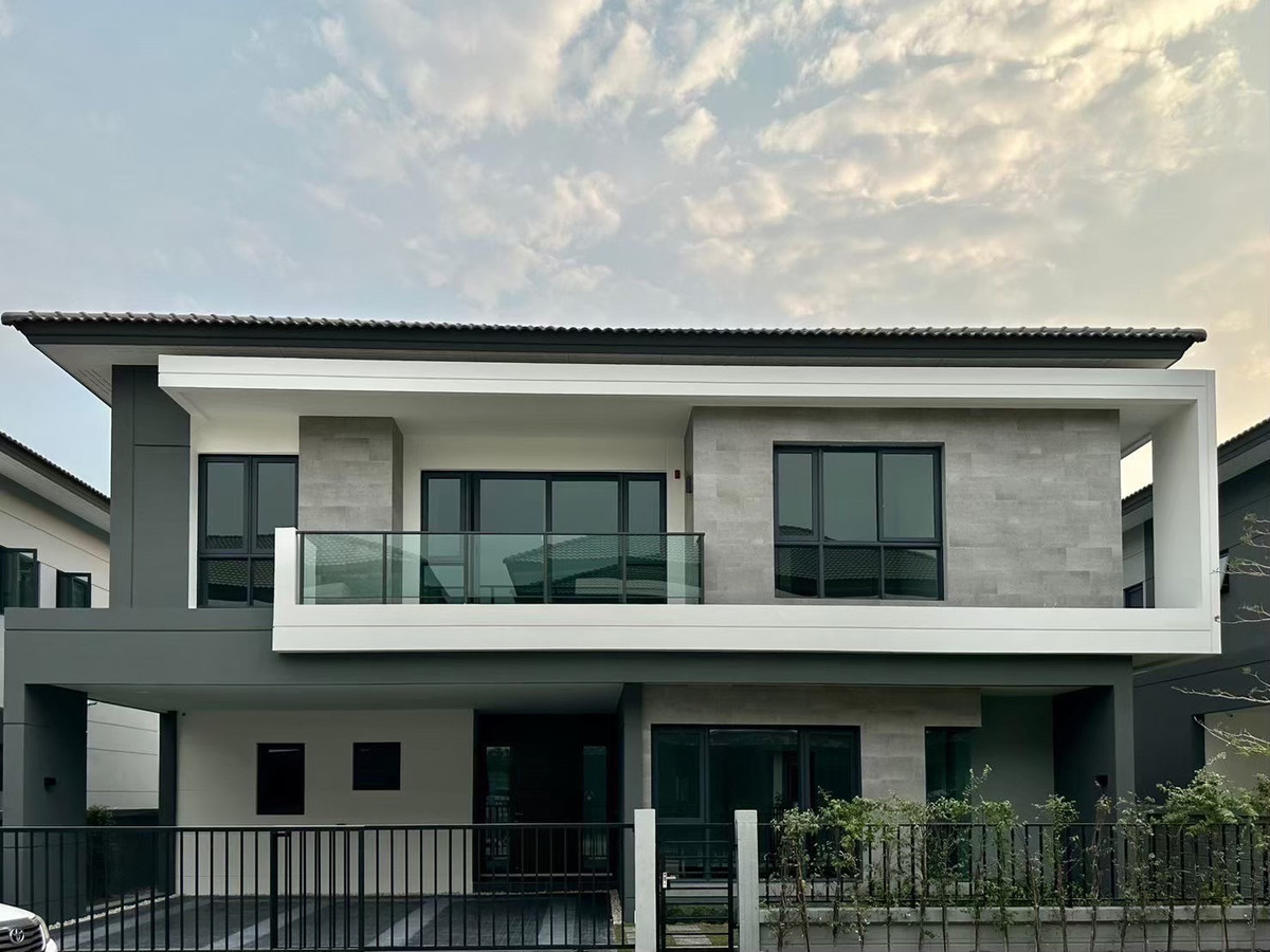 For SaleHouseBangna, Bearing, Lasalle : Single house for sale, The City Bangna, near Mega Bangna, only 800 meters.