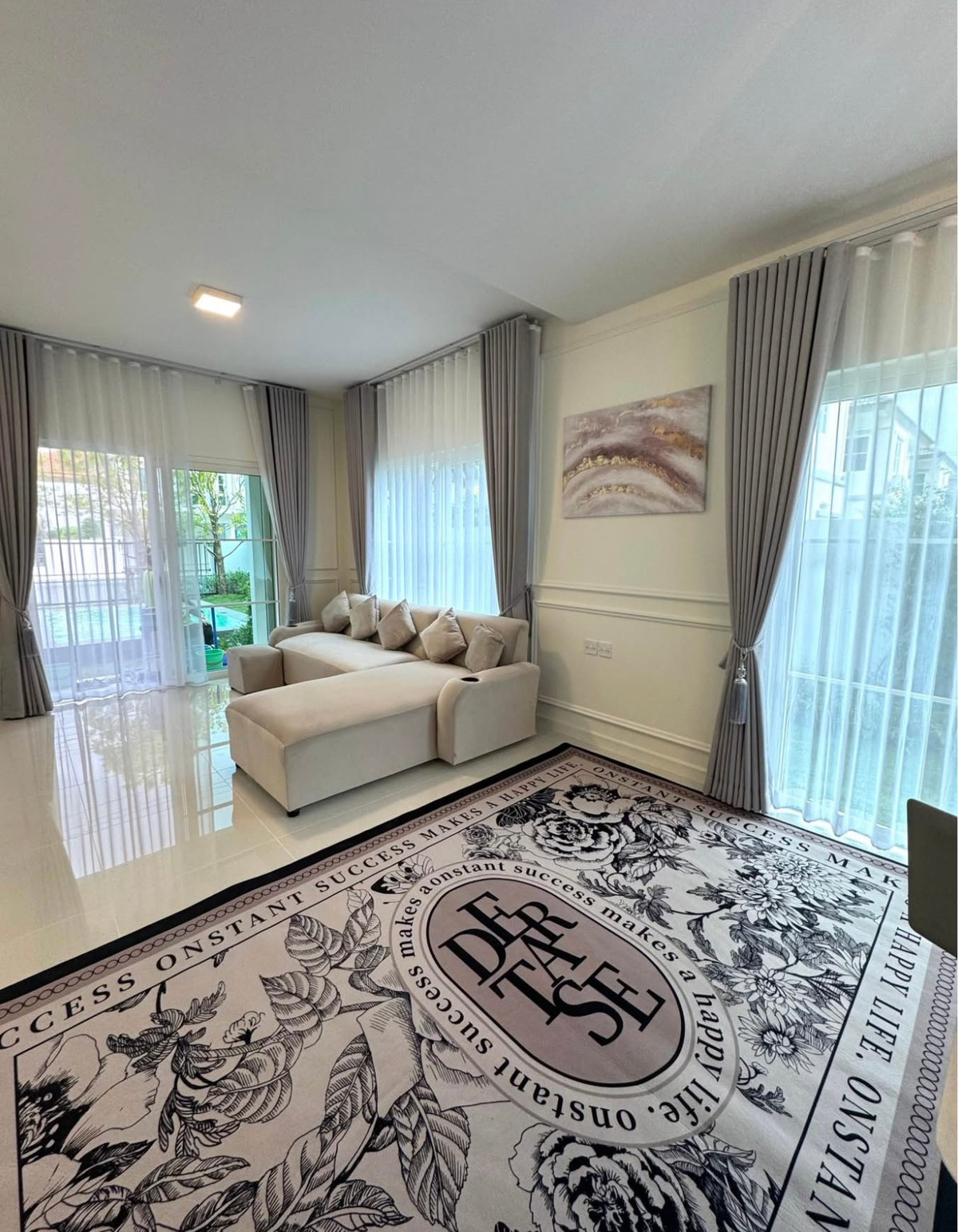 For RentHouseBangna, Bearing, Lasalle : 💥For rent 85,000 baht Pool villa Villaggio3 srinakarin bangna Bangna km 5 near Mega Bangna