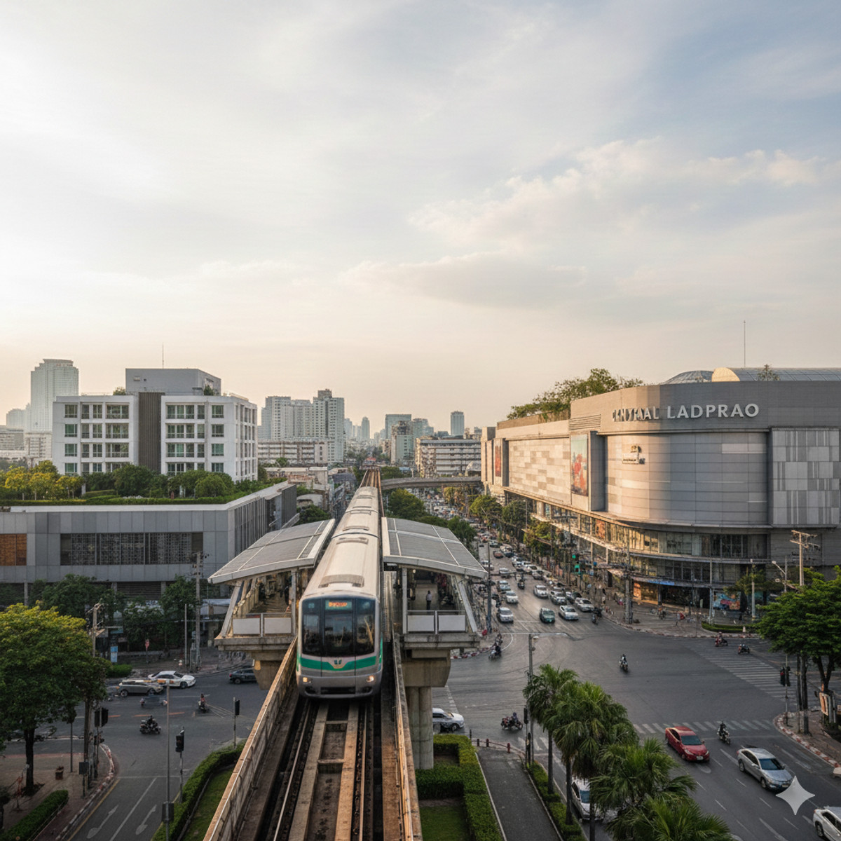 For SaleHotel&Apartment BusinessLadprao, Central Ladprao : Apartment for sale near BTS Lat Phrao Intersection. Suitable for use as a hotel or service apartment.