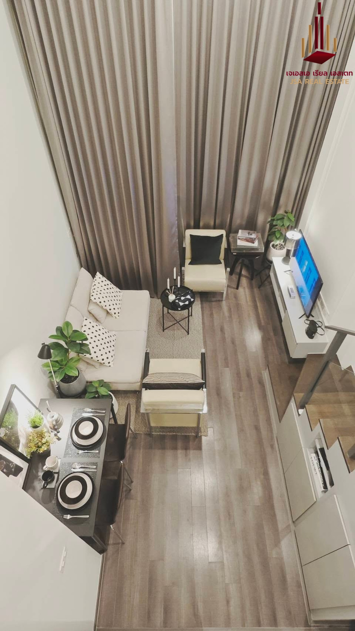 For SaleCondoRama9, Petchburi, RCA : ✨ For Sale: KnightsBridge Space Rama 9 ✨Duplex Only 5,690,000 THB✨