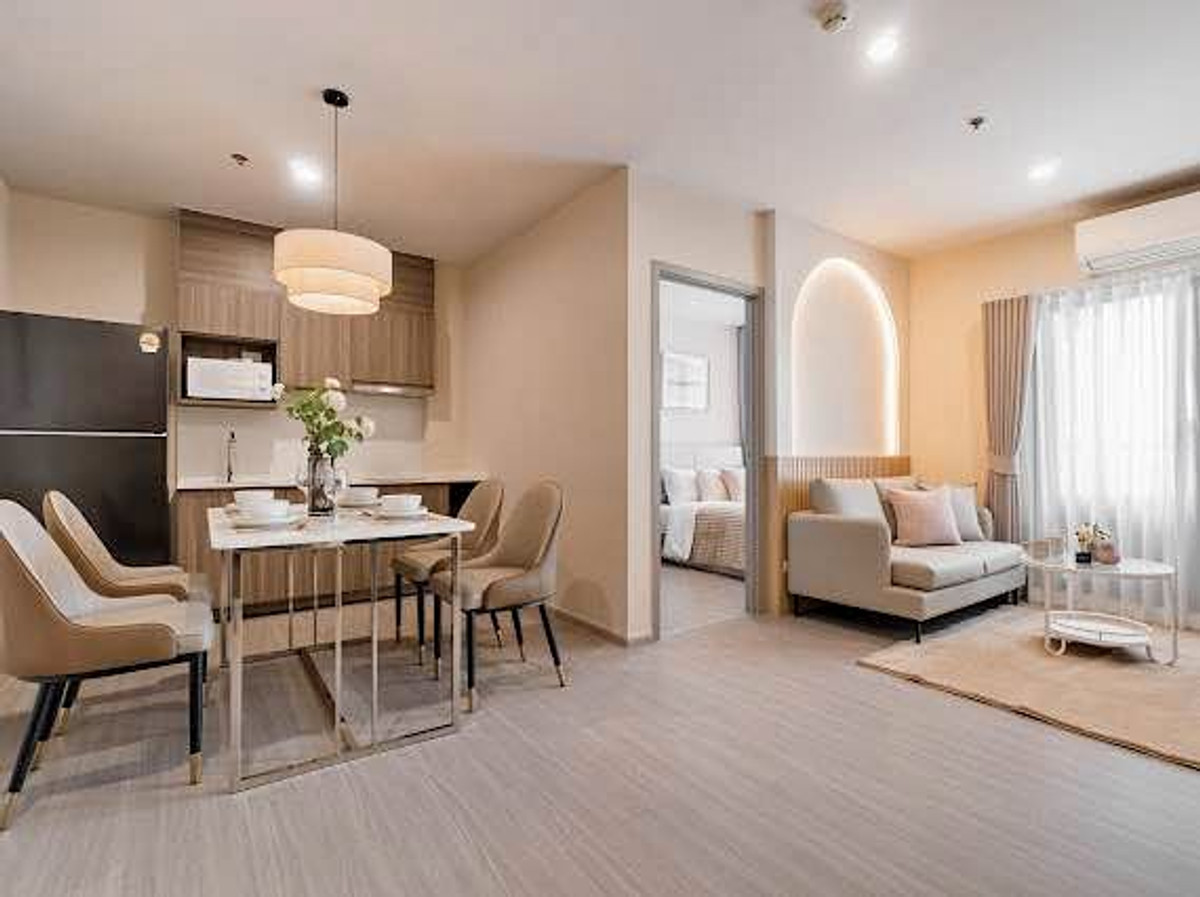 For RentCondoBang kae, Phetkasem : For rent, The Parkland Phetkasem 56, area 50 sq m, 15th floor, Building A (2 bedrooms, 1 bathroom)