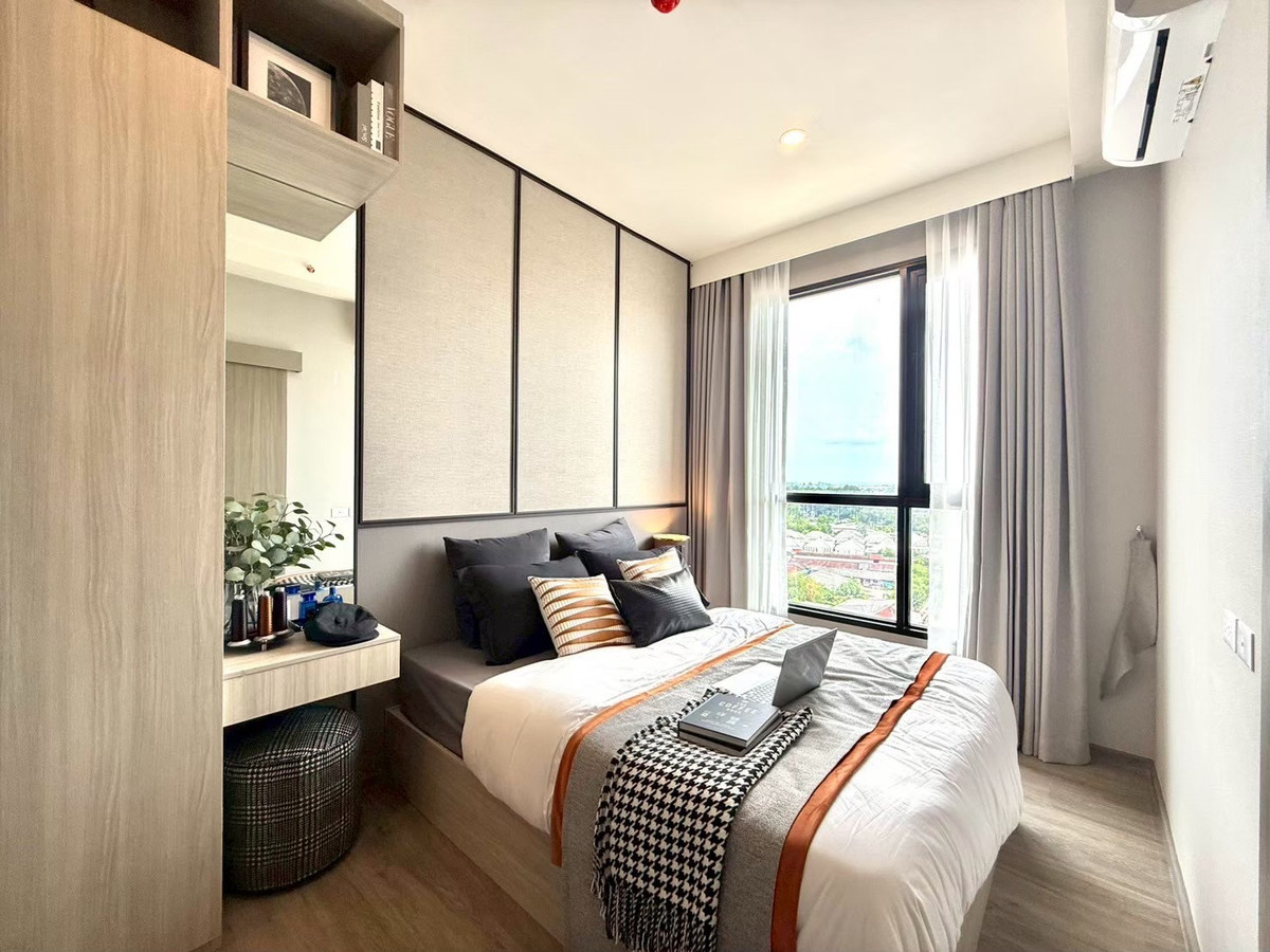 For SaleCondo : คอนโดใหม่ ห้องแต่งครบพร้อมอยู่ ใกล้แยกเนินสำลี ระยอง จองวันนี้ฟรี❗ส่วนกลาง 2 ปี