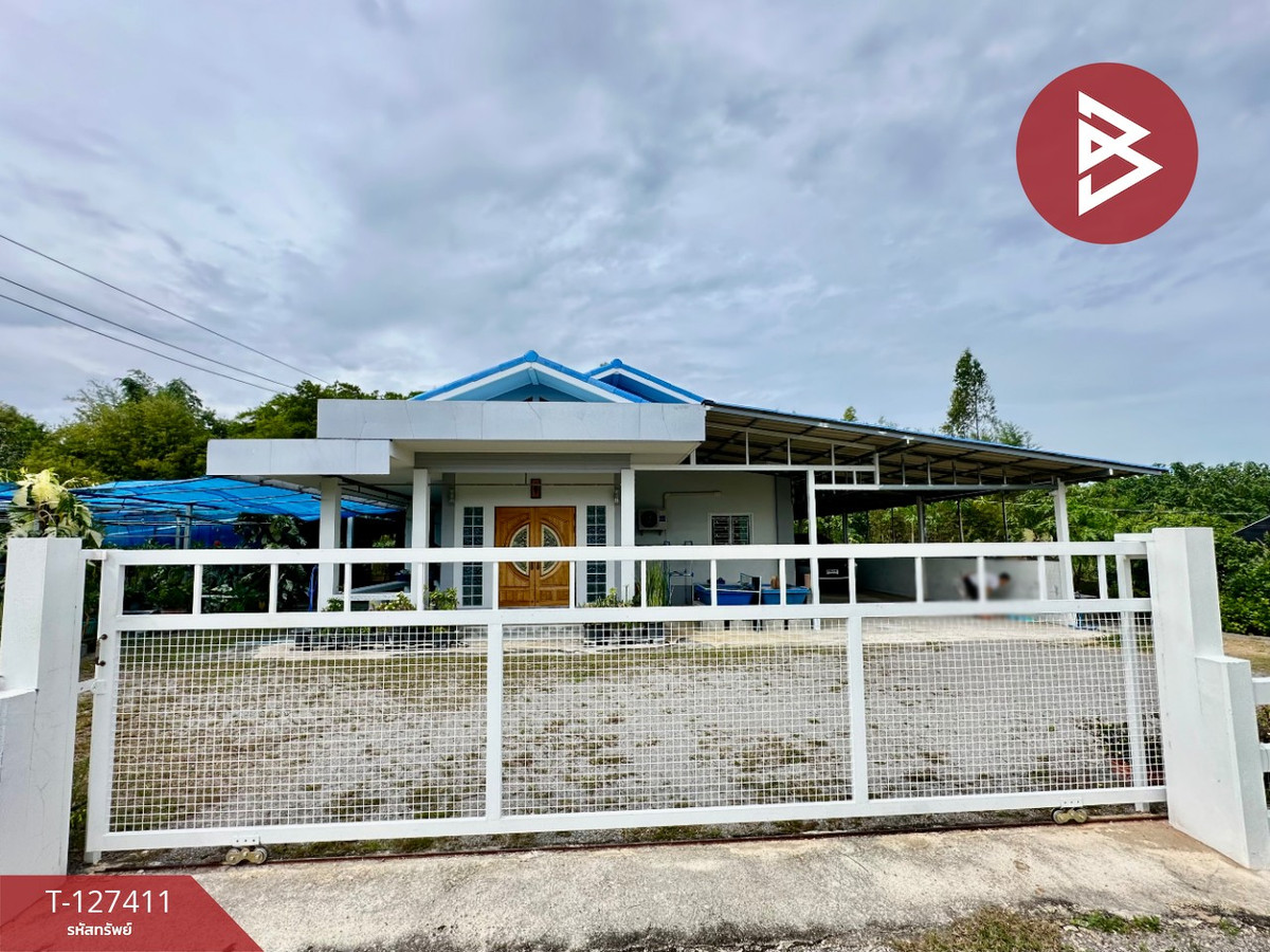 For SaleHouseRatchaburi : Single house with land for sale, area 1 rai, Chom Bueng, Ratchaburi.