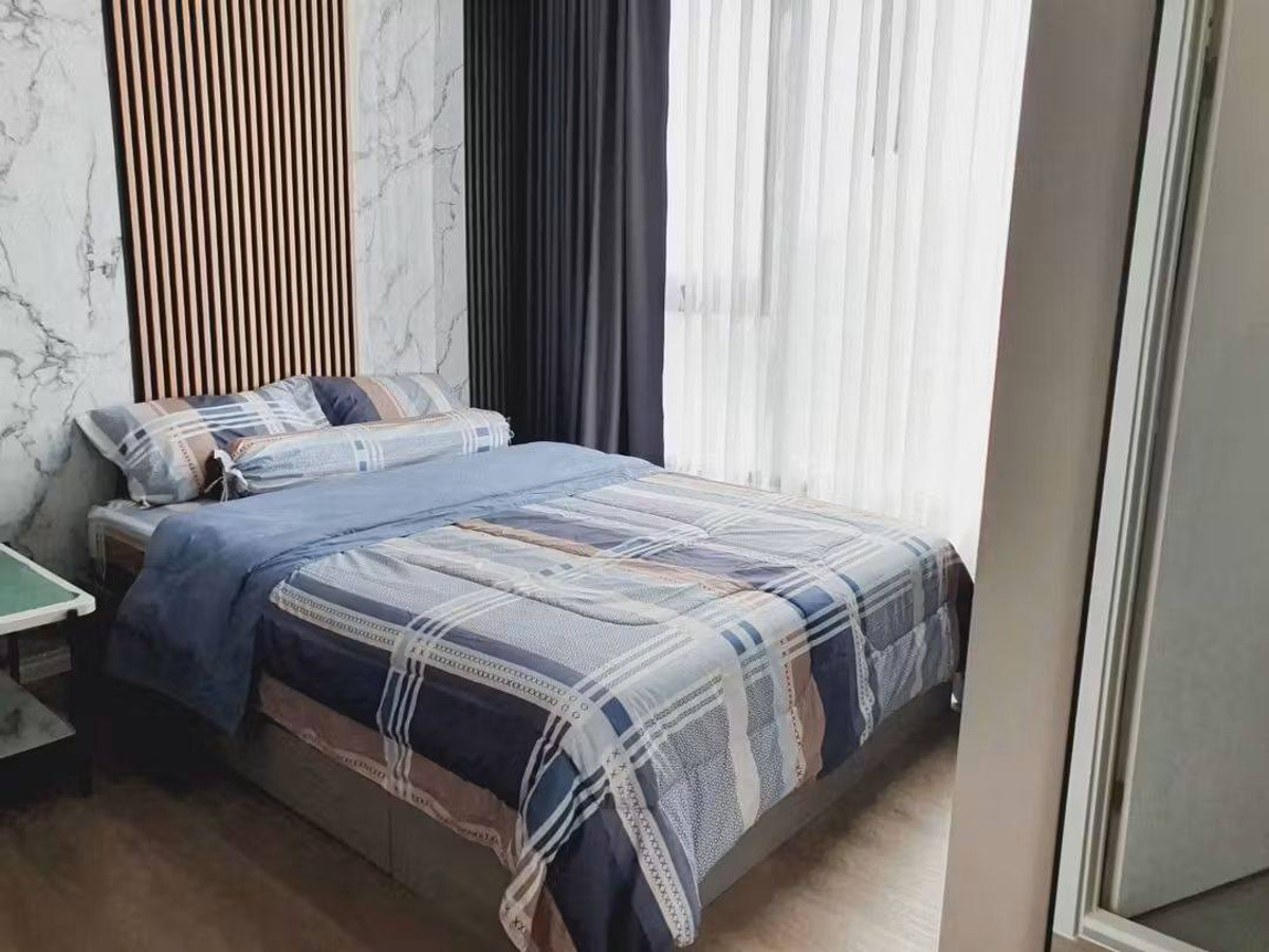 For RentCondoRamkhamhaeng, Hua Mak : Room for rent, ready to move in, MODIZ Rhyme Ramkhamhaeng, beautiful view, only 80 meters from MRT Ramkhamhaeng (HR072)