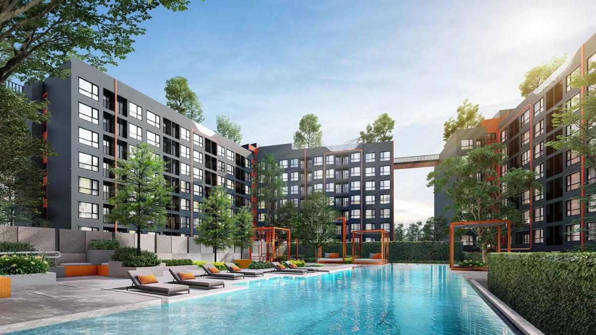 For SaleCondoOnnut, Udomsuk : Condo in Sukhumvit area Sri Udom - pets allowed