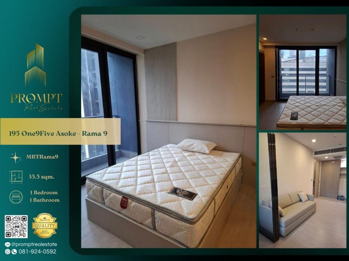 ให้เช่าคอนโดพระราม 9 เพชรบุรีตัดใหม่ RCA : OP01991 - 195 One9Five Asoke - Rama 9 (oneninefive , one nine five) :  วัน ไนน์ ไฟว์ อโศก - พระราม 9 - #CentralRama9 #MRTRama9 #Rama9

A refined high-rise residence in the Rama 9 CBD offering seamless MRT connectivity, close access to Grade-A offices, and