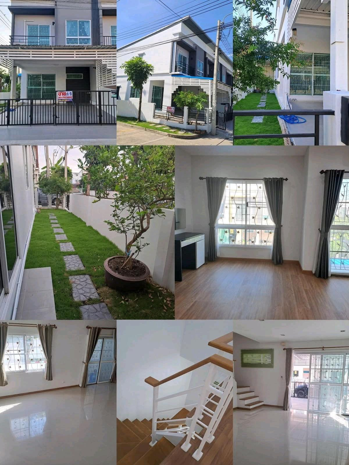 For SaleHouseSamut Prakan,Samrong : For sale (出售) Townhouse, The Trust Town Srinakarin-Phraeksa Village (The Trust Townhome Srinakarin-Phraeksa)