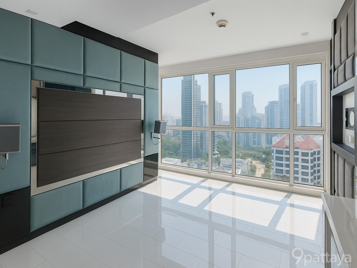 For SaleCondoPattaya, Bangsaen, Chonburi : FQ/TQ : For Sale | Sky Residence (Amari Residence) – Cozy Beach, Pattaya ✨  Large 2-bedroom condominium in a premium location near Cozy Beach. 11th-floor city view, partially furnished, foreign or Thai ownership. 2 Bedrooms 2 Bathrooms • 82 sqm • 11 floor