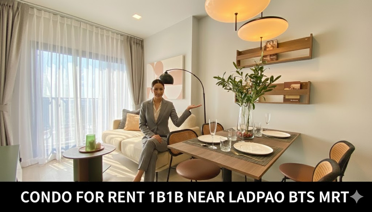 For RentCondoLadprao, Central Ladprao : RENT - ife Phahon – Ladprao🍀 🚄 BTS: Ha Yaek Lat Phrao Station (200 m), MRT: Phahon yothin (550 m) 1 BED 1 BATH