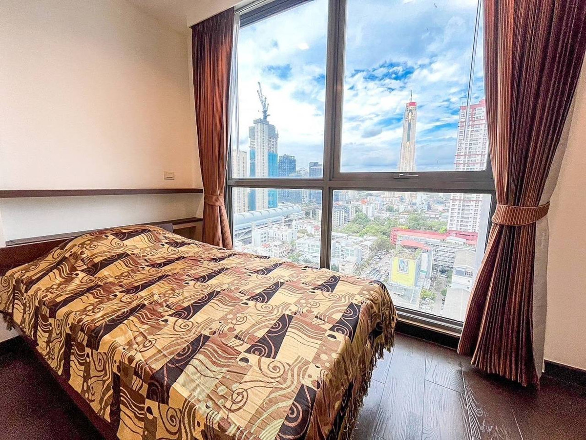 For RentCondoRatchathewi,Phayathai : Ideo Q Phayathai【𝐑𝐄𝐍𝐓】🔥Modern, dark brown, classic, full room with built-in furniture🔥 Contact Line ID: @hacondo