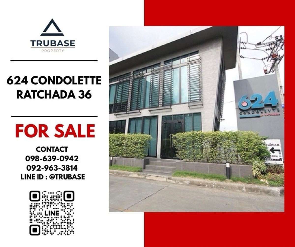 For SaleCondoRatchadapisek, Huaikwang, Suttisan : 🌈Condo for sale 624 CondoLette Ratchada 36 (624 CondoLette Ratchada 36)🌈