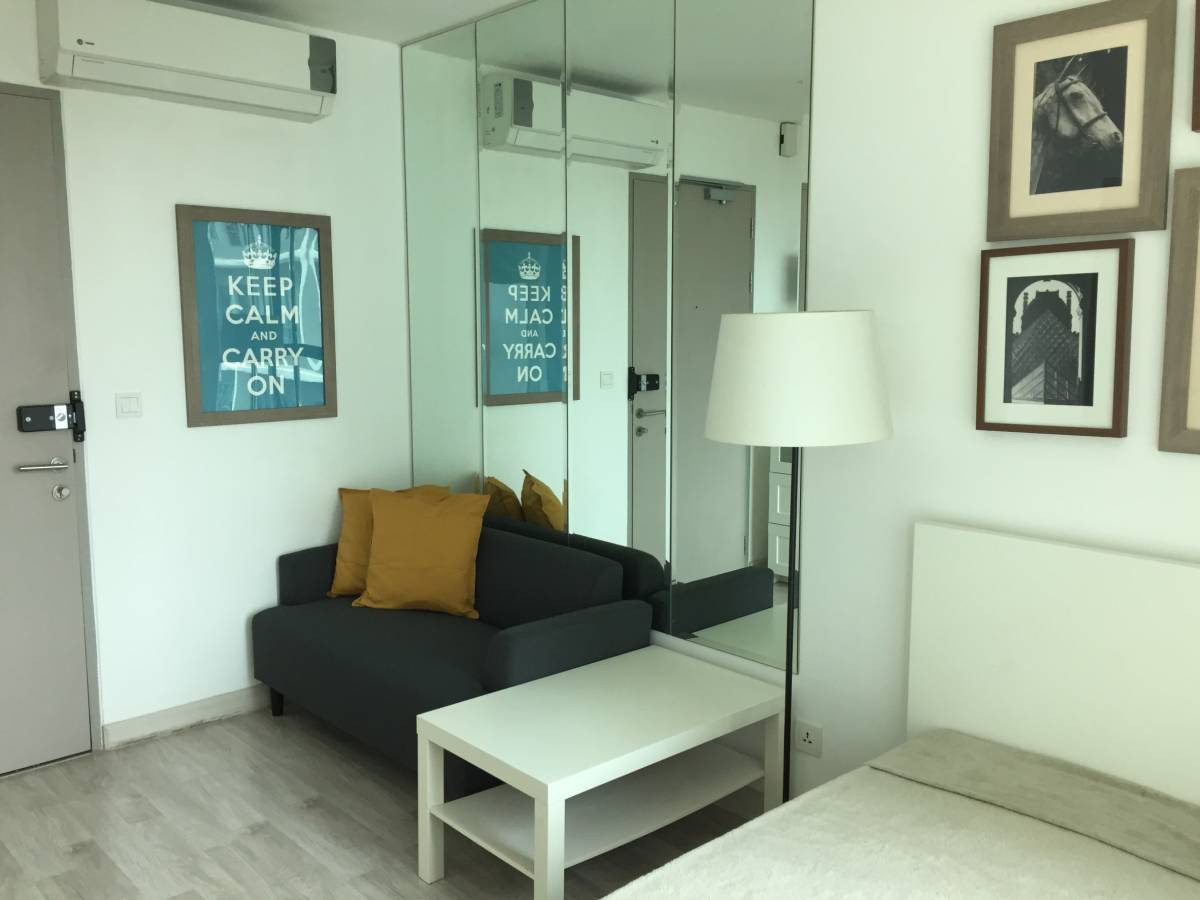 For RentCondoOnnut, Udomsuk : 21 sqm studio at Ideo Mobi Sukhumvit 81 for rent 14,000THB per month, Onnut BTS station