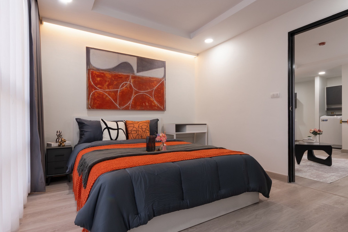 For SaleCondoRatchadapisek, Huaikwang, Suttisan : Big room 37 sq m.|| 🚝450 meters #MRT Sutthisan || 🛍️ 5 minutes #Central Rama 9, convenient travel, good location