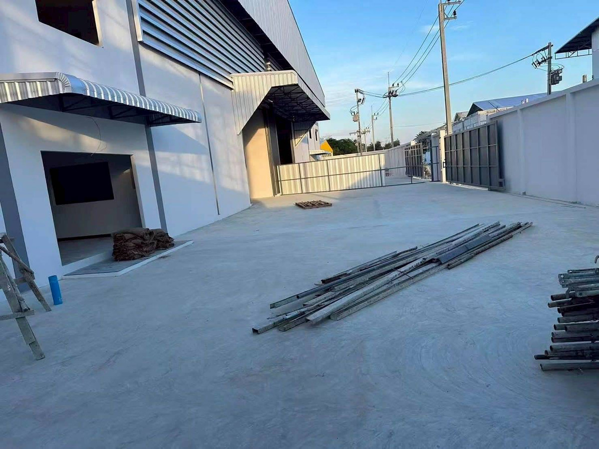 ให้เช่าโกดังมหาชัย สมุทรสาคร : ให้เช่าโกดัง สร้างใหม่ สวนหลวง กระทุ่มเเบน สมุทรสาคร พื้นที่ 2,000ตรม