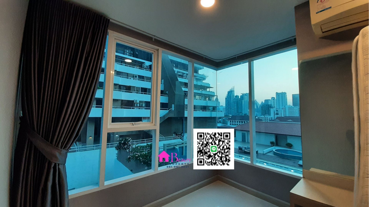 ให้เช่าคอนโดสุขุมวิท อโศก ทองหล่อ : ให้เช่า 2 ห้องนอน ทำเลอโศก  “ห้องใหญ่ คุ้มค่า วิวสระ ลมดี” โทร/ไลน์ 081 091 3231 Sukhumvit Living Town