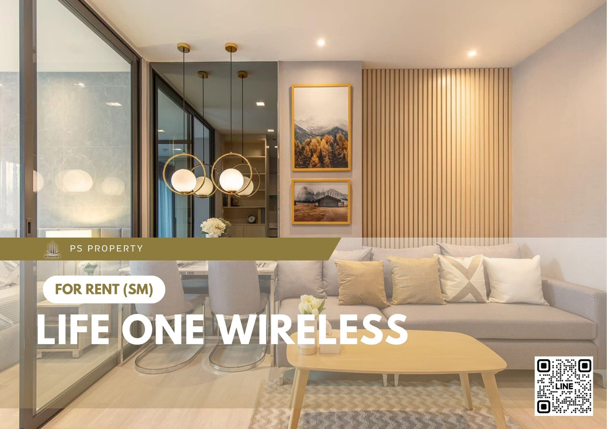For RentCondoWitthayu, Chidlom, Langsuan, Ploenchit : For rent ✨ Life One Wireless ✨ Fully furnished and equipped, near BTS Ploenchit