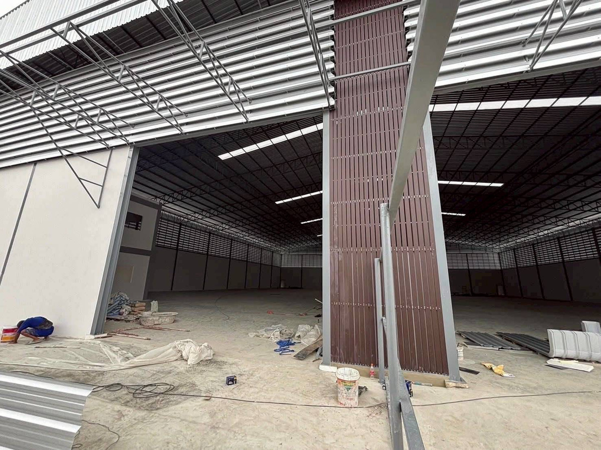 ให้เช่าโกดังมหาชัย สมุทรสาคร : ให้เช่าโกดัง สร้างใหม่ สวนหลวง กระทุ่มเเบน สมุทรสาคร พื้นที่ 2,000ตรม