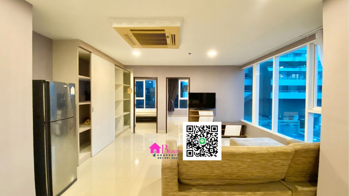 ให้เช่าคอนโดสุขุมวิท อโศก ทองหล่อ : ให้เช่า 2 ห้องนอน ทำเลอโศก  “ห้องใหญ่ คุ้มค่า วิวสระ ลมดี” โทร/ไลน์ 081 091 3231 Sukhumvit Living Town