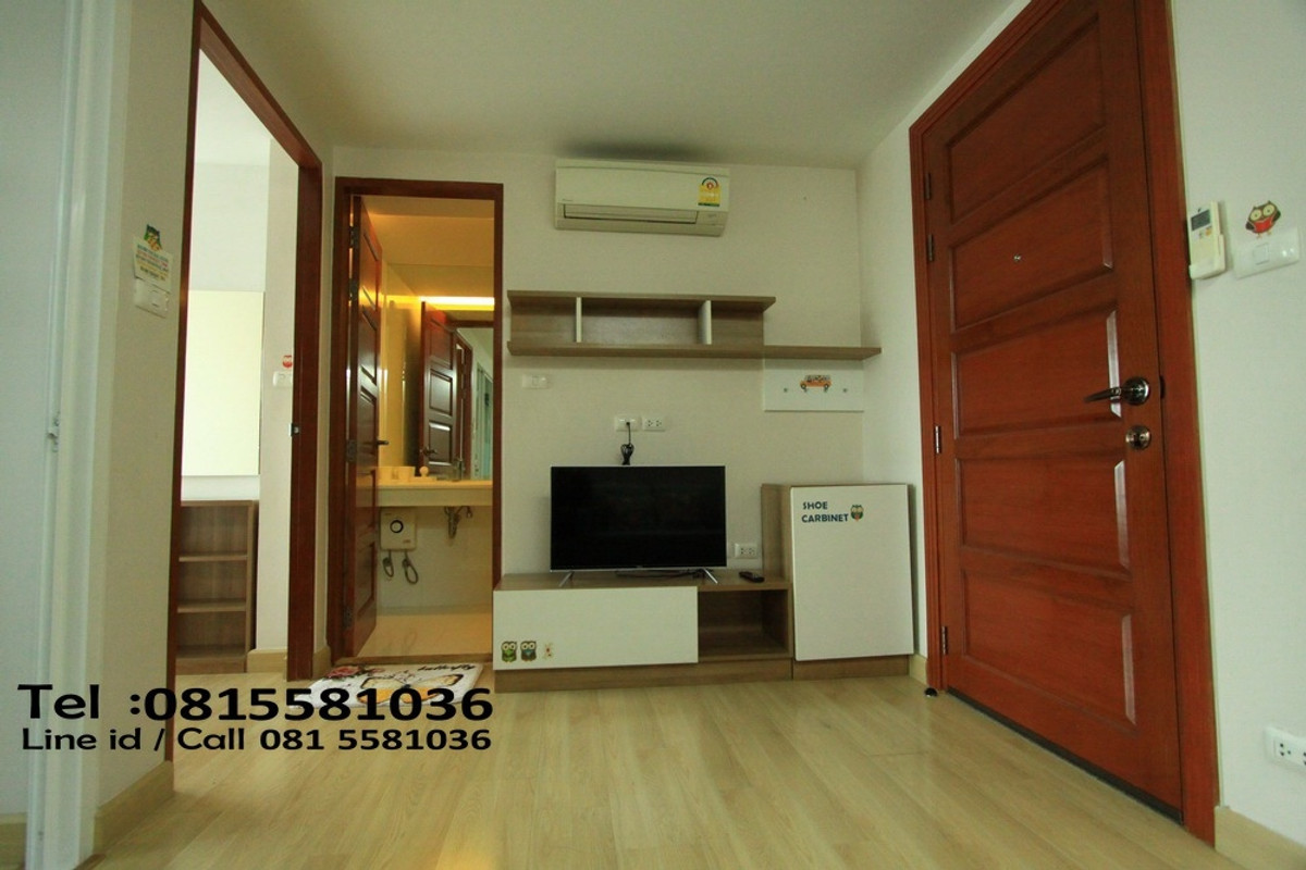 For RentCondoRatchadapisek, Huaikwang, Suttisan : #Condo for rent, Emerald Residence Ratchada, near MRT Huai Khwang - 1 bedroom, 1 bathroom, 1 kitchen, 8th floor, rent 11,000 baht.