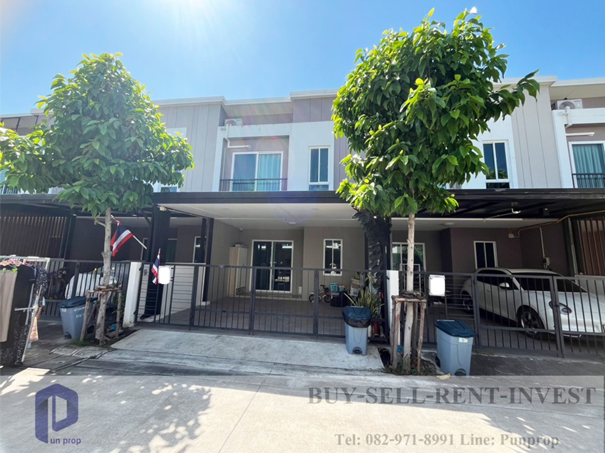 For SaleTownhomeVipawadee, Don Mueang, Lak Si : Cheapest for sale, 2-story townhome @ Citysense Don Mueang-Songprapa, Soi Songprapa 22, area 19.9 sq m., partially furnished, good condition, only 3.99 million.