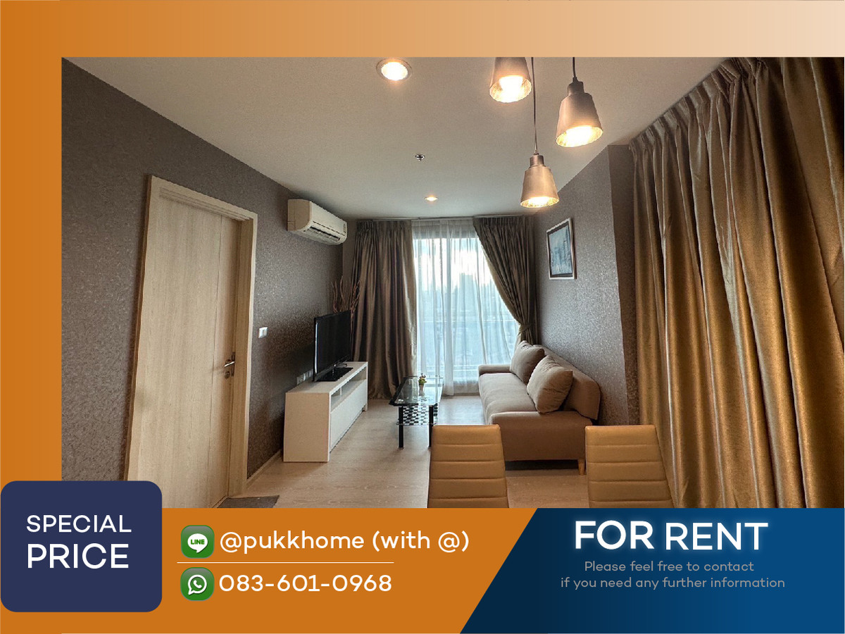 For RentCondoSukhumvit, Asoke, Thonglor : Rhythm Sukhumvit 42 | 48 sq.m.  High floor 📞 Line : @pukkhome (with @)