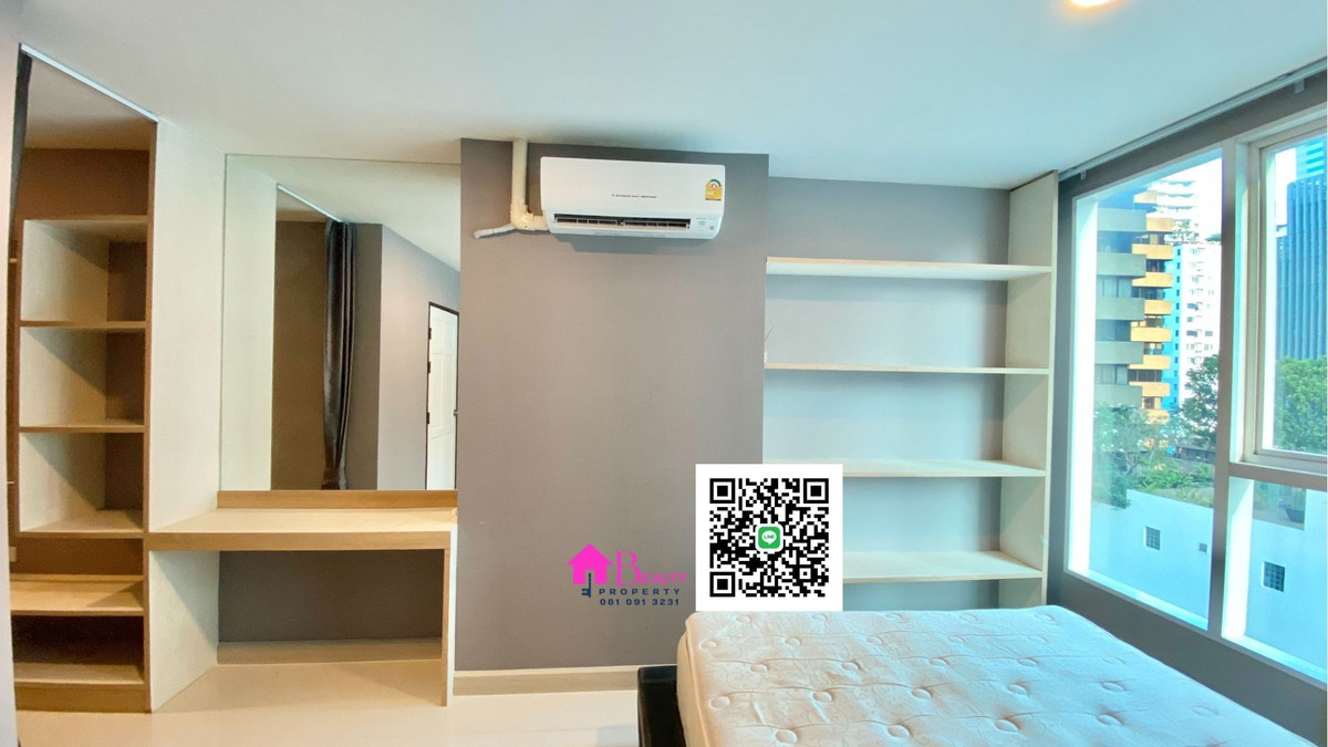 ให้เช่าคอนโดสุขุมวิท อโศก ทองหล่อ : ให้เช่า 2 ห้องนอน ทำเลอโศก  “ห้องใหญ่ คุ้มค่า วิวสระ ลมดี” โทร/ไลน์ 081 091 3231 Sukhumvit Living Town