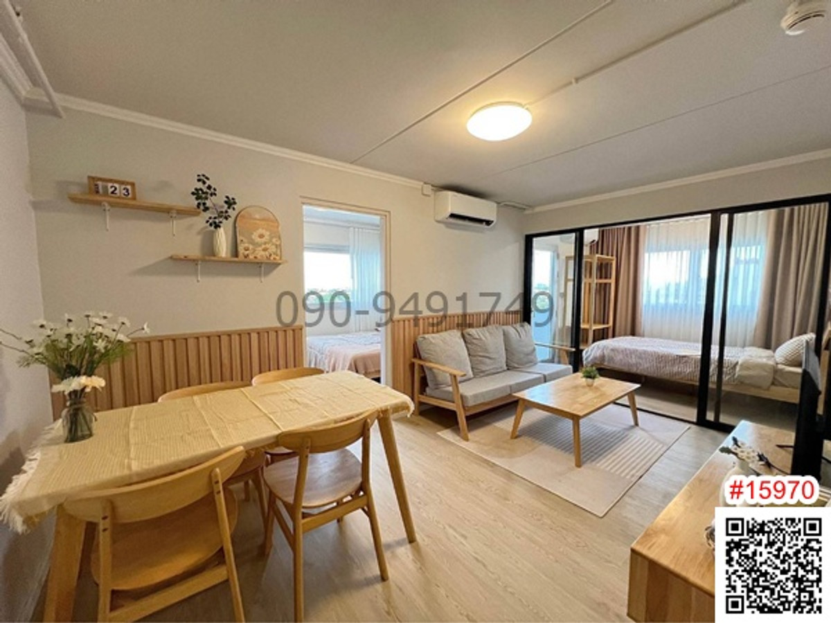 For RentCondoChaengwatana, Muangthong : For rent, Mori Condominium, Muang Thong Thani, 2 bedrooms, near MRT Muang Thong Thani.