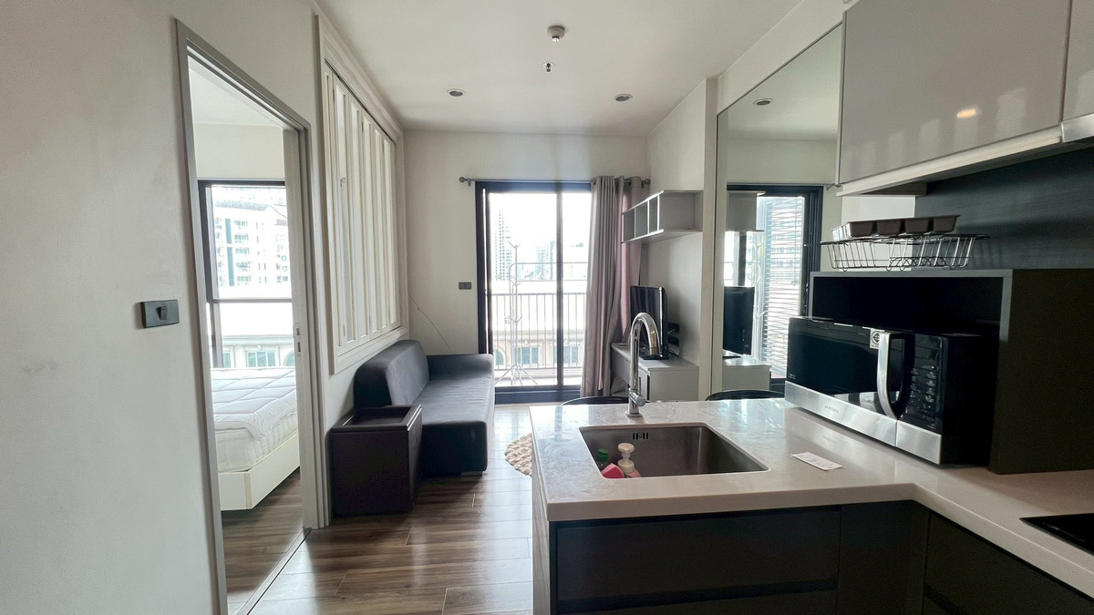 For RentCondoOnnut, Udomsuk : For rent‼ Wyne Sukhumvit, near BTS Phra Khanong, 300 meters, 11th floor, beautiful view, size 30 sq m., fully furnished, ready to move in.