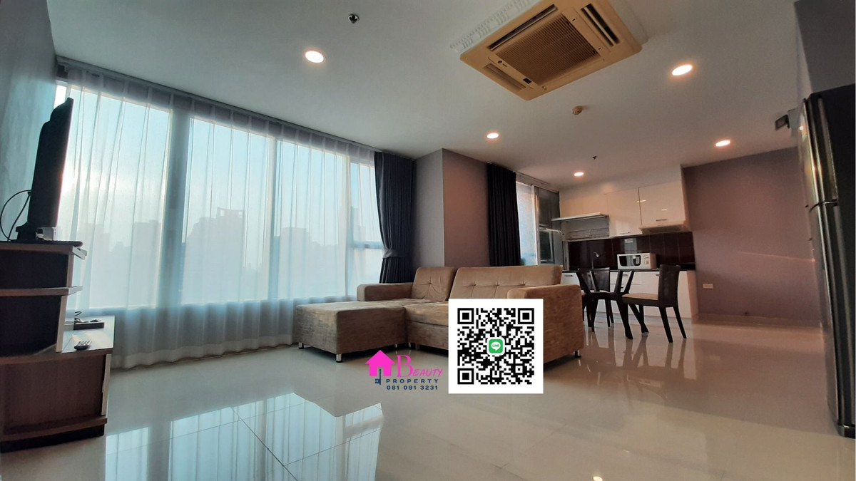 ให้เช่าคอนโดสุขุมวิท อโศก ทองหล่อ : ให้เช่า 2 ห้องนอน ทำเลอโศก  “ห้องใหญ่ คุ้มค่า วิวสระ ลมดี” โทร/ไลน์ 081 091 3231 Sukhumvit Living Town