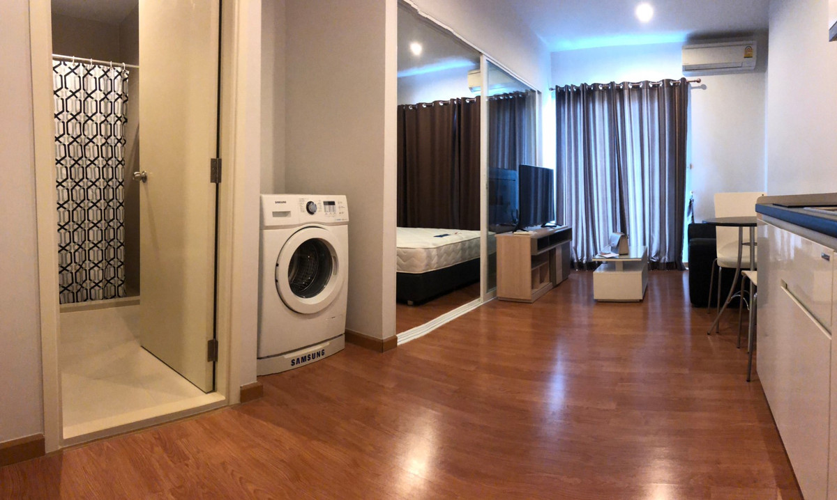 For RentCondoBang Sue, Wong Sawang, Tao Pun : 1 bedroom condo with furniture, ready to move in, for rent 8,500 baht.