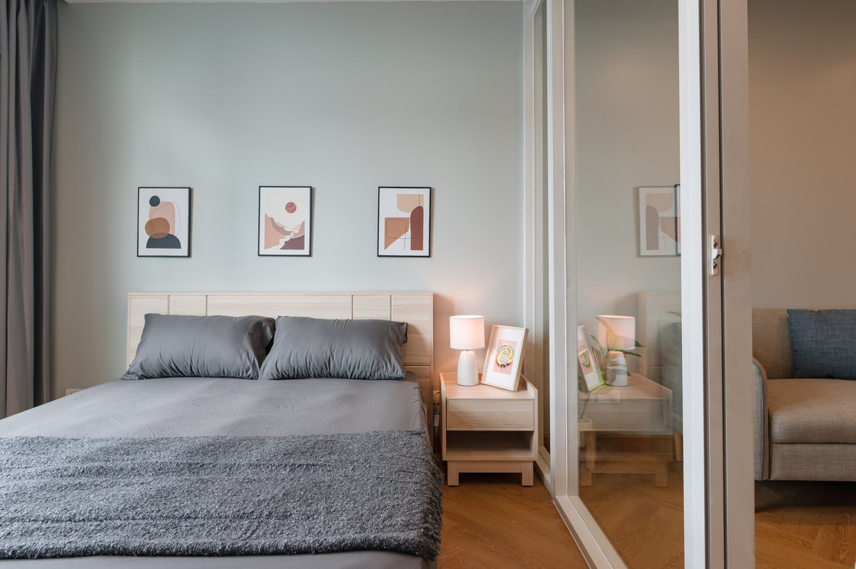 CondoOnnut, Udomsuk : For rent / sale — Centric Scene Sukhumvit 64, newly renovated condo, fully furnished, ready to move in.