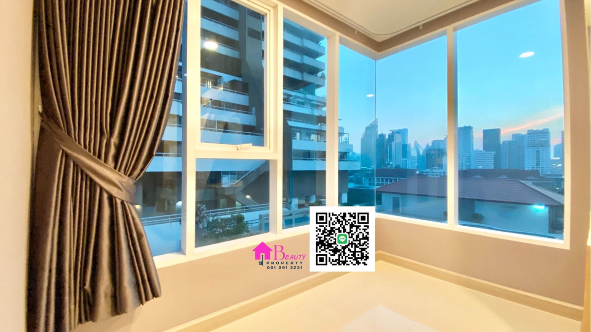 ให้เช่าคอนโดสุขุมวิท อโศก ทองหล่อ : ให้เช่า 2 ห้องนอน ทำเลอโศก  “ห้องใหญ่ คุ้มค่า วิวสระ ลมดี” โทร/ไลน์ 081 091 3231 Sukhumvit Living Town