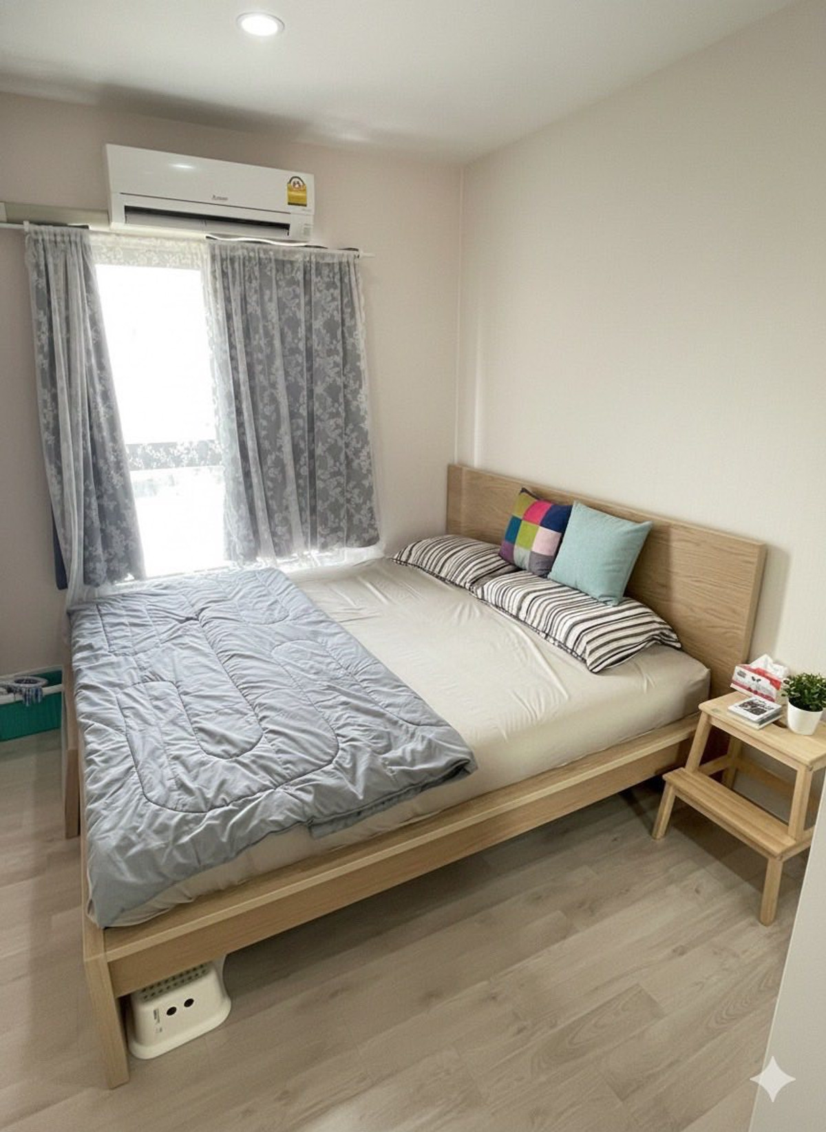 ให้เช่าคอนโดนนทบุรี บางใหญ่ บางบัวทอง : ให้เช่าห้อง 🏢 Plum Central Station เฟส 1 🌇 วิวระเบียงฝั่ง Central Westgate