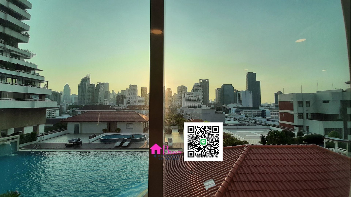 ให้เช่าคอนโดสุขุมวิท อโศก ทองหล่อ : ให้เช่า 2 ห้องนอน ทำเลอโศก  “ห้องใหญ่ คุ้มค่า วิวสระ ลมดี” โทร/ไลน์ 081 091 3231 Sukhumvit Living Town