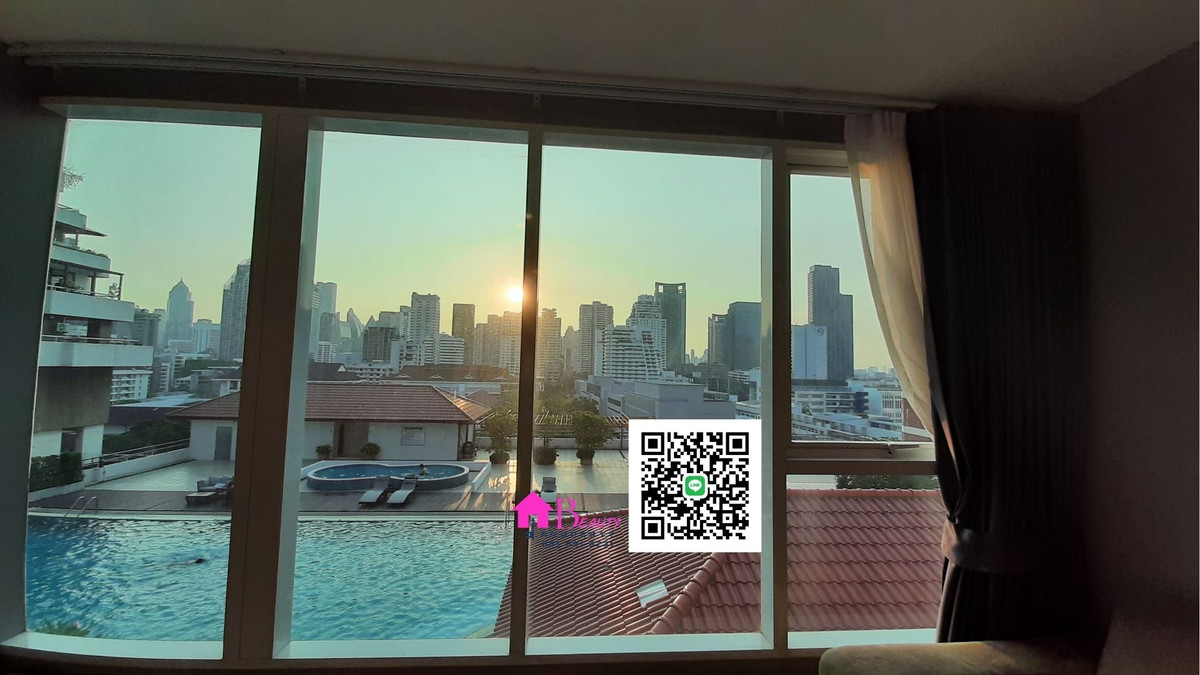 ให้เช่าคอนโดสุขุมวิท อโศก ทองหล่อ : ให้เช่า 2 ห้องนอน ทำเลอโศก  “ห้องใหญ่ คุ้มค่า วิวสระ ลมดี” โทร/ไลน์ 081 091 3231 Sukhumvit Living Town