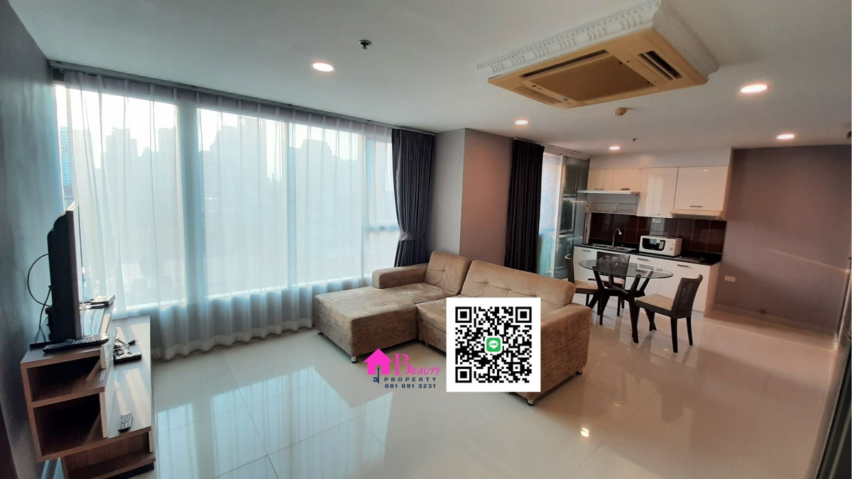 ให้เช่าคอนโดสุขุมวิท อโศก ทองหล่อ : ให้เช่า 2 ห้องนอน ทำเลอโศก  “ห้องใหญ่ คุ้มค่า วิวสระ ลมดี” โทร/ไลน์ 081 091 3231 Sukhumvit Living Town