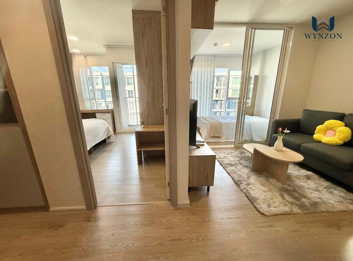 ให้เช่าคอนโดปทุมธานี รังสิต ธรรมศาสตร์ : Kave Town Island 2 Bedroom วิวสระ fully furnished