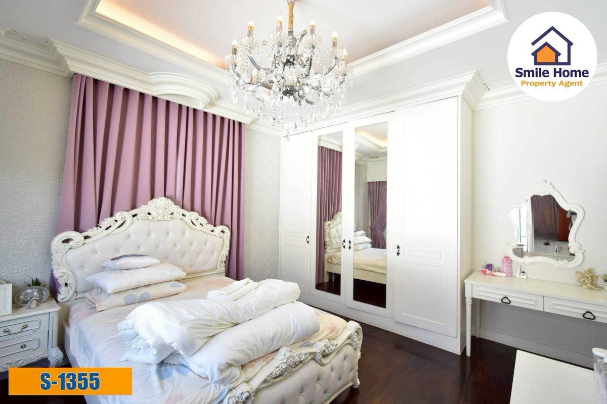 For SaleHouseLadkrabang, Suwannaphum Airport : Single house for sale Manthana On Nut-Wongwaen 4  The house is ready to move in, the biggest tie.