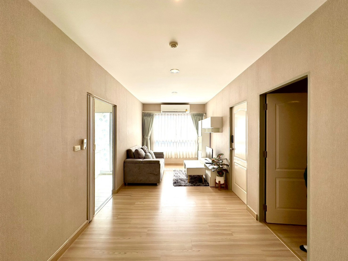 For SaleCondoChaengwatana, Muangthong : Condo for sale, The Kith Tiwanon, corner room, near the Pink Line MRT. Pak Kret Intersection Station Ready to move in, very beautiful room.