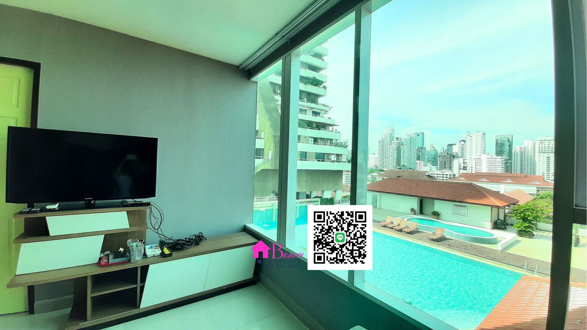 ให้เช่าคอนโดสุขุมวิท อโศก ทองหล่อ : ให้เช่า 2 ห้องนอน ทำเลอโศก  “ห้องใหญ่ คุ้มค่า วิวสระ ลมดี” โทร/ไลน์ 081 091 3231 Sukhumvit Living Town