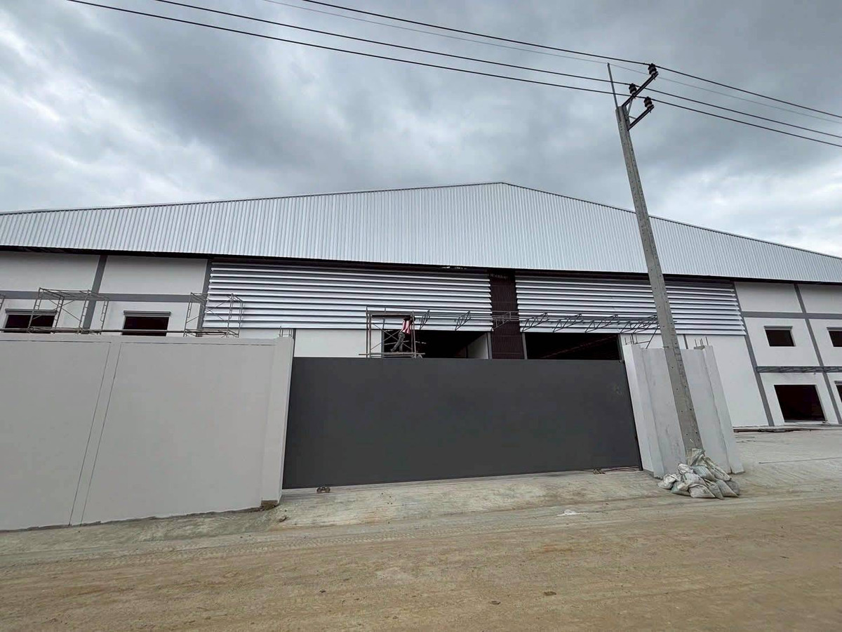 ให้เช่าโกดังมหาชัย สมุทรสาคร : ให้เช่าโกดัง สร้างใหม่ สวนหลวง กระทุ่มเเบน สมุทรสาคร พื้นที่ 2,000ตรม