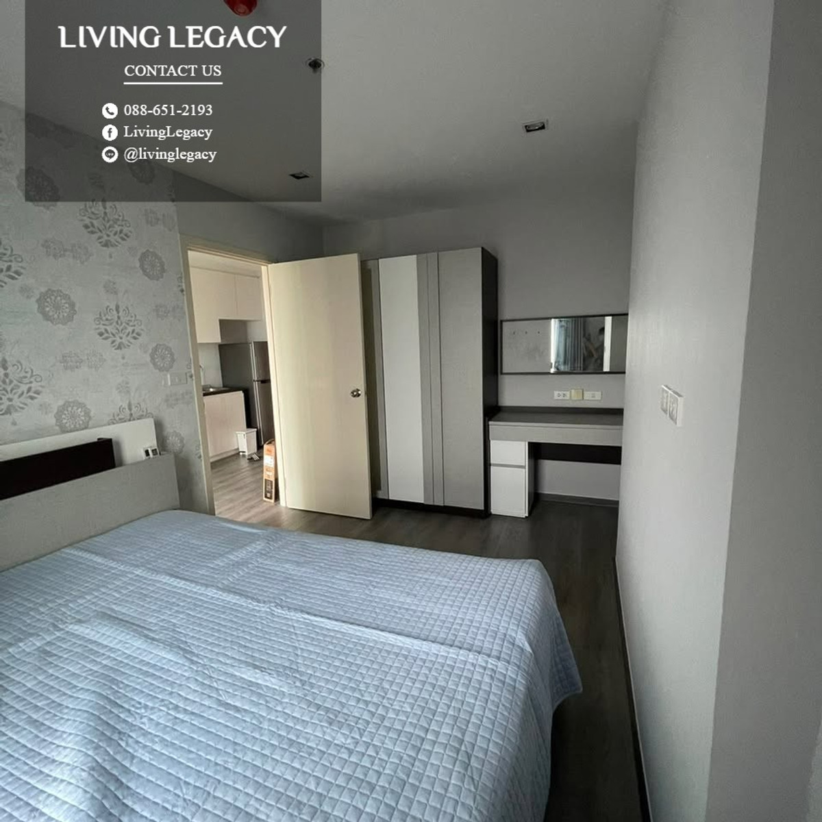 For RentCondoPattanakan, Srinakarin : T6MG2P Condo for rent Rich Park @ Triple Station 29 sq m, 33rd floor line id : @livinglegacy