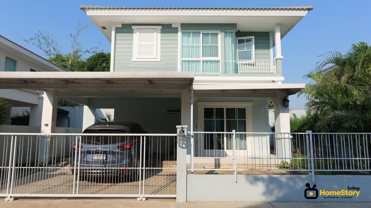 For SaleHouseSamut Prakan,Samrong : Two-story detached house for sale, 3 bedrooms, 2 bathrooms, Chaiyapruek Srinakarin Project (Gant-320)