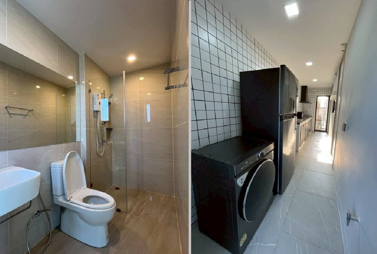 For RentHome OfficePattanakan, Srinakarin : For Rent, 8-story office building for rent, with passenger elevator in the building. Soi Srinakarin 40, not deep into the alley, parking for 14 cars, area 1000 square meters, suitable for an office, clinic, online, etc. / good location, convenient travel.