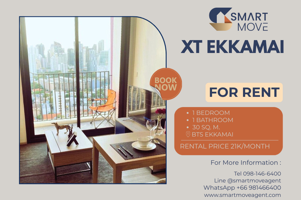 For RentCondoSukhumvit, Asoke, Thonglor : 🔥 For Rent !! high floor 26++, rare item, Good location!! 🔥 Code C20231100471..........XT Ekkamai, 1 bedroom, 1 bathroom, furnished, ready to move in📣📣