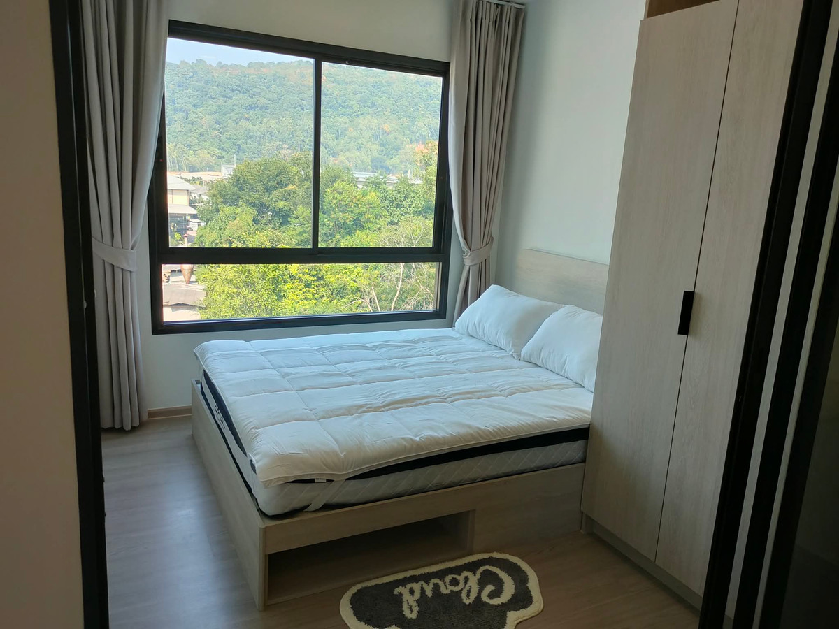 For RentCondoSriracha Laem Chabang Ban Bueng : For rent (D Condo Vale Sriracha) 7,500 Bath/Month. 1 Bed 25.59 sq m. Building A, 7rd floor | New condo, on Sukhumvit Road