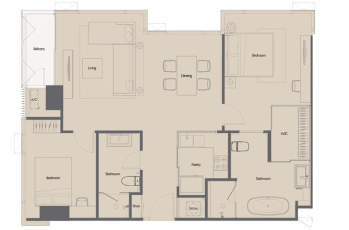 For RentCondoSukhumvit, Asoke, Thonglor : The Bangkok - Thonglor for rent, 120,000 baht [NCr251204]