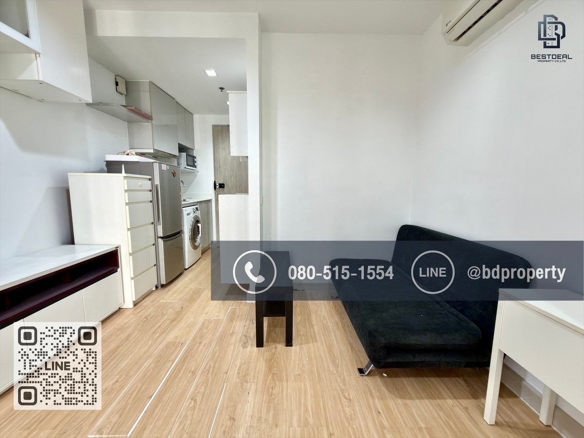 For RentCondoRama9, Petchburi, RCA : Bestdeal for rent, urgent!!! Price 15,000/month only, 1 bedroom, 31 sq m., beautiful room. Fully furnished and electrical appliances “IDEO MOBI RAMA 9” near MRT and Central Rama 9, only 80 m.