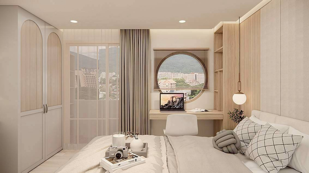 For SaleCondoChiang Mai : Condo Chiang Mai 📢 Condo for sale Thanthip Garden Place, next to the Faculty of Engineering, Room 1697, Building 1, Floor 6, size 32.64 sq m. 1 Bedroom, has a wide balcony, very beautiful mountain view, prime location behind CMU, near the Engineering gate